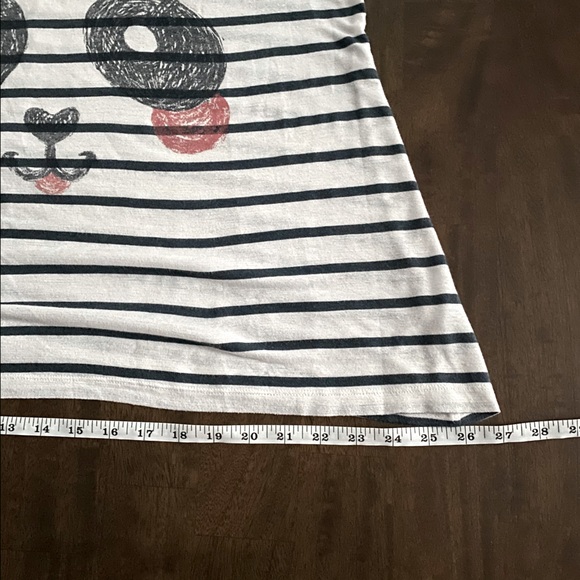 JUST-G Striped Shirt with Panda Print - Picture 7 of 8